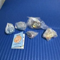 ドラゴンクエスト　クリスタルモンスターズ　キーチェーン　5個セットミニブック付き