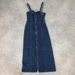 GU デニムサロペット キャミワンピース