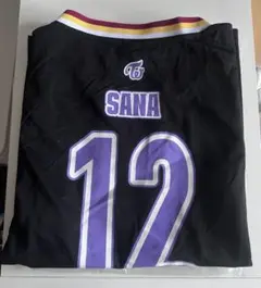 TWICE SANA ユニフォーム 12番 ブラックのサムネイル