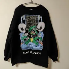 【美品】Kutir 長袖トレーナー　Lサイズ ブラックのサムネイル