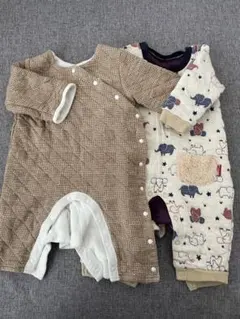 キルティングロンパース 60-70cm