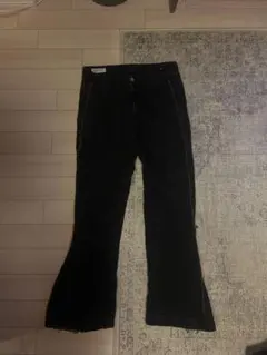 ZARA ブーツカットデニム ブラック