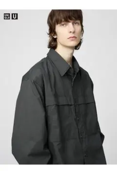 UNIQLO U/ユーティリティオーバーサイズシャツ