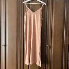 earth music&ecology ピンク キャミワンピース