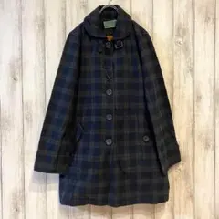 ☆値下げ可【ジエンポリアム】アウター コート グリーン チェック M 春秋