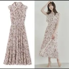 スナイデル Sustainableフリルプリーツワンピース