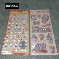 【 正規品 】キティ ボンボンドロップシールmini キラキラカプセルシール