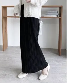 reca 迷わず着れる！大人のロングプリーツスカート