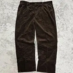 OLD UNIQLO コーデュロイパンツ ブラウン メンズ　ワイド BX24