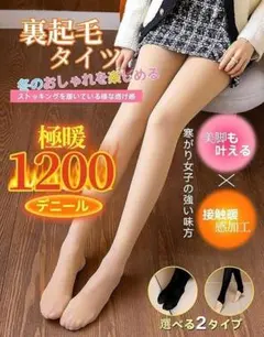 [ＣＨＡＭＯＫＡ] 透け感タイツ 裏起毛ストッキング 極暖美脚タイツ