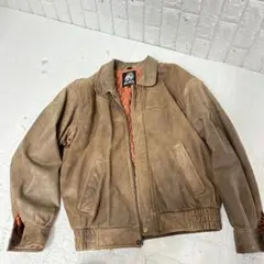 BOSS レザージャケット ブラウン メンズのサムネイル