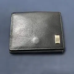 【本物志向】dunhill ダンヒル コインケース 小銭入れ レザー ブラック