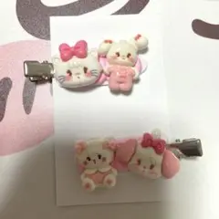 ヘアクリップ2点セット