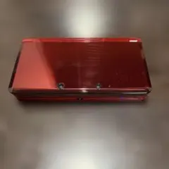 ジャンク品　上画面液晶割れ　 Nintendo 3DS レッド 本体