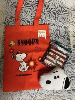 スヌーピー トート ポーチ ハンカチ まとめ