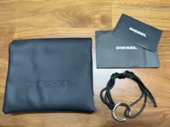 DIESEL レザーリングブレスレット