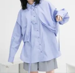 美品！KBF ストライプレイヤードBIGシャツ
