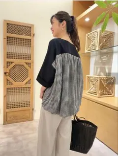 ミナペルホネンtroll ハーフスリーブプルオーバー2026 s/s 未使用36