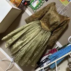 ゴールド ドレス