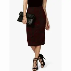 英国インポート♡asos select boohoo フロッキープリントスカートのサムネイル