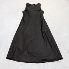 GU ノースリーブ ロングワンピース ブラックのサムネイル