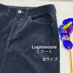 【Lugnoncure】スカート Sサイズ ネイビー a27のサムネイル