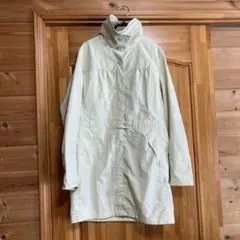 ミズノ　薄黄色　レインコート　雨天兼用　スプリングコート　アウター　アウトドア