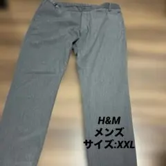 メンズ スラックス グレー シンプル　XXLのサムネイル