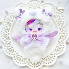 にじぱぺっと ぬい服 着ぐるみ キラキラねこ むらさき①