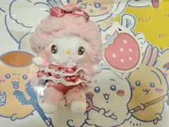ミッコ　サンリオポップアップ　ぬいぐるみキーホルダー　ピアノちゃん