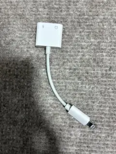 Lightning to 3.5mmイヤフォンアダプター