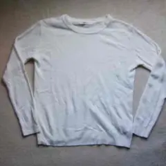 プロフ必読AZULbasic☆ホワイトセーター/S