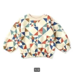 softcheese キルトトレーナー