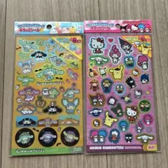 サンリオキャラクターズ　キラッとシール　2枚セット
