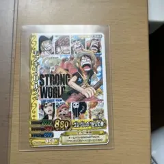 ONE PIECE FILM STRONG WORLD カード - メルカリ