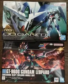 RG ダブルオークアンタHGガンダムレオパルド 纏め - メルカリ