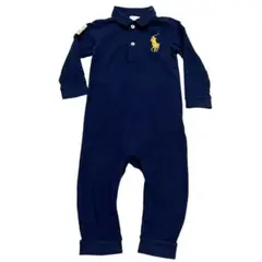 ラルフローレン　ベビー　ネイビー ポロ ロンパース