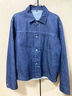 MUJI 無印良品 和紙混デニム ジャケット Lサイズ