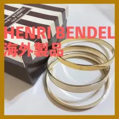 HENRI BENDEL 海外 3連 ブレスレット ゴールド フープ NY 老舗のサムネイル