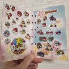 こ*ぶ様 平成レトロ ハムスターのキラキラシール