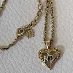 NINA RICCI ニナリッチ ネックレス ゴールド ハート NRロゴのサムネイル