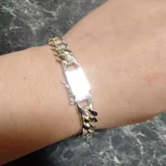 【 訳アリ 】【 再販 】 シルバー925 ツイストチェーン ブレスレット ★