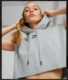 PUMA プーマ ウィメンズ DARE TO フーディ クロップド ベスト