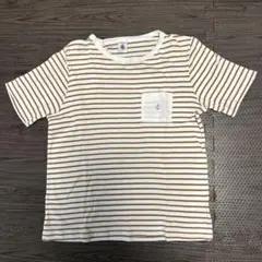 PETIT BATEAU ボーダー ポケットTシャツ 12ans 150cmのサムネイル
