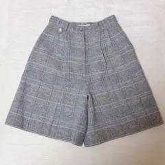 Black&White ブラックアンドホワイト ウール キュロット パンツ 9