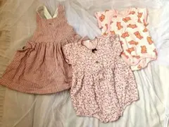 ベビーギャップ ジャンバースカート他 女の子3点セット
