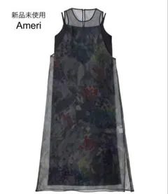 AMERI 】STAMP ART LAYERED DRESS - メルカリ