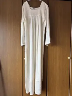 インド綿ロングワンピース　ヴィンテージ　インド綿100％