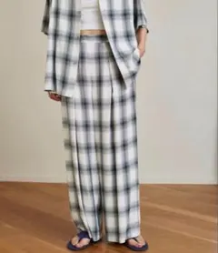 週末セール　フィーニー pheeny オンブレチェック パンツのサムネイル