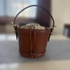 バケットバッグ ブラウン ショルダーバッグ